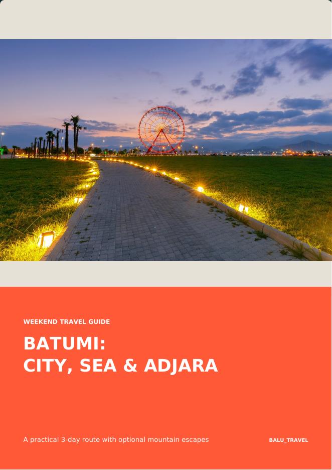 Batumi guide cover